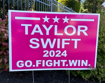 Swift 2024 Election Style Yard Signs