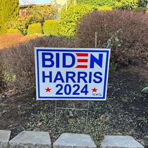 NEW: Biden Harris President Yard Sign image 3