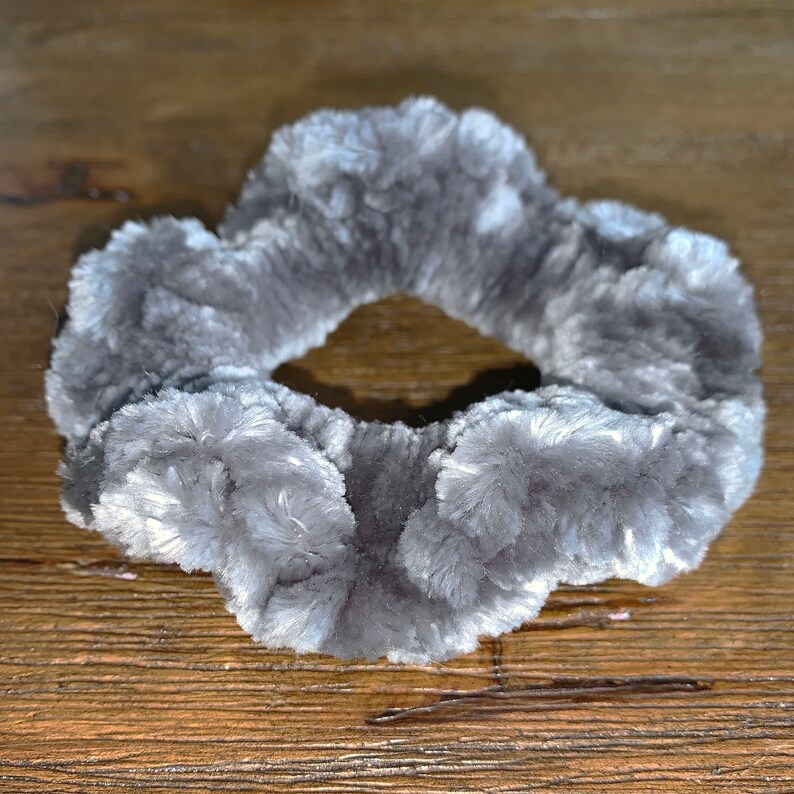 Soft Velvet Crocheted Scrunchies