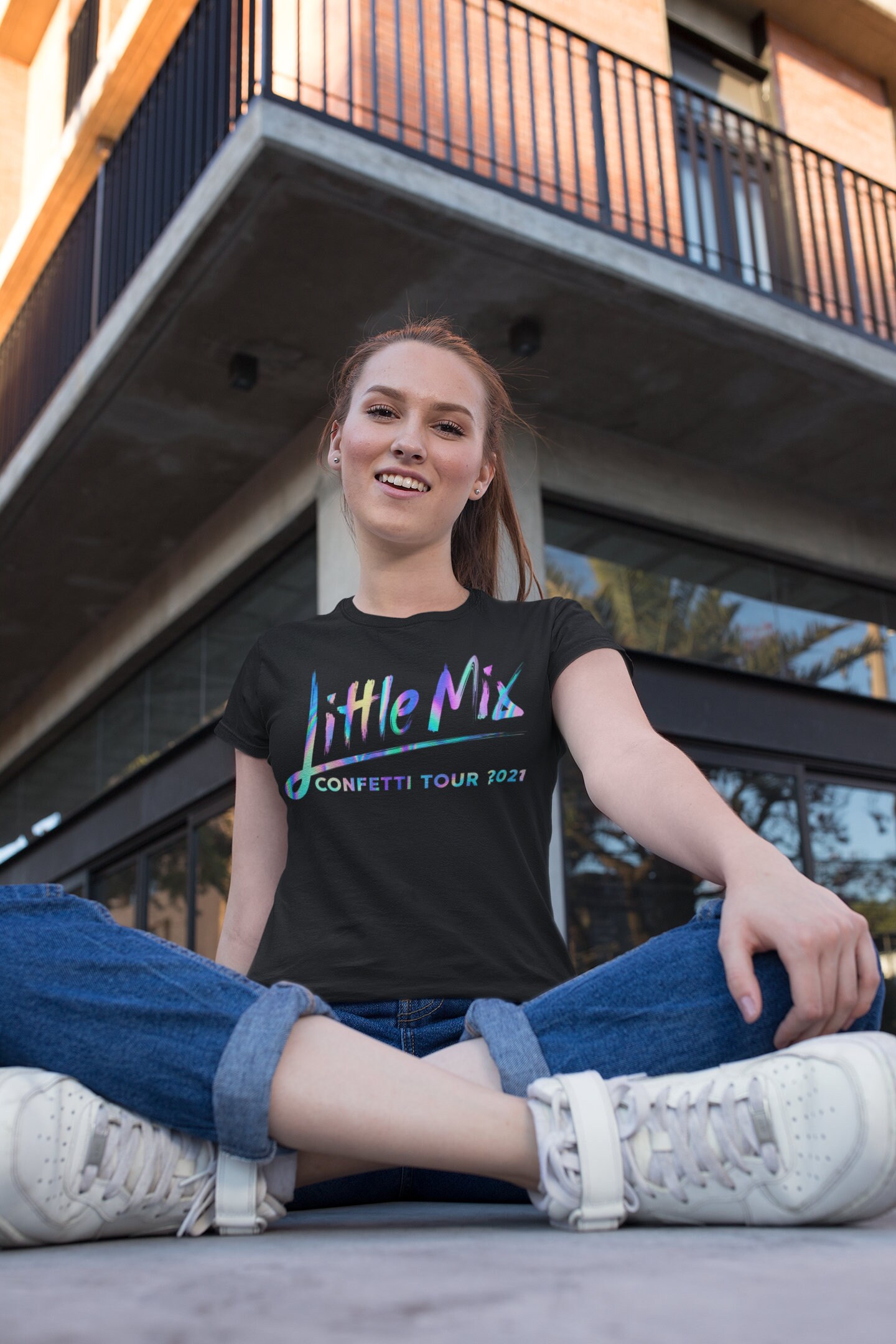Little Mix Confetti Tour TShirt 2021 Tour Rainbow Tshirt Etsy