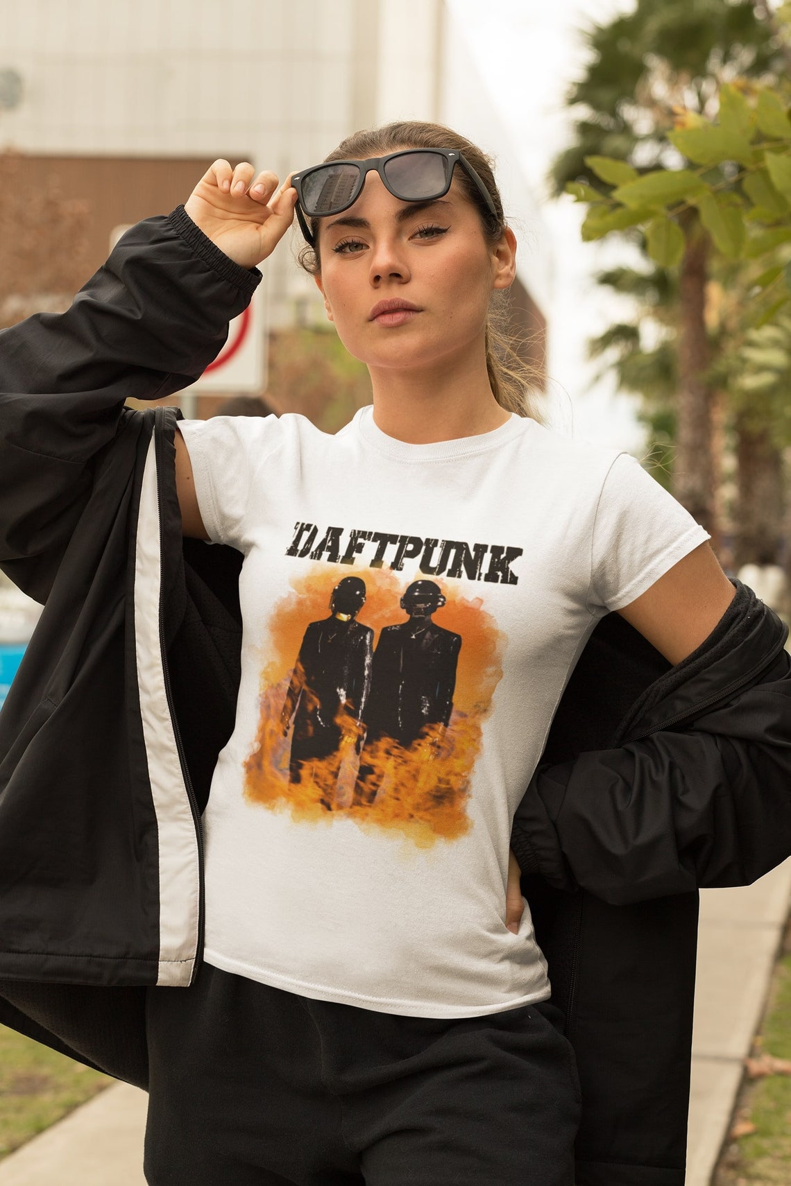 daft punk tour t shirt