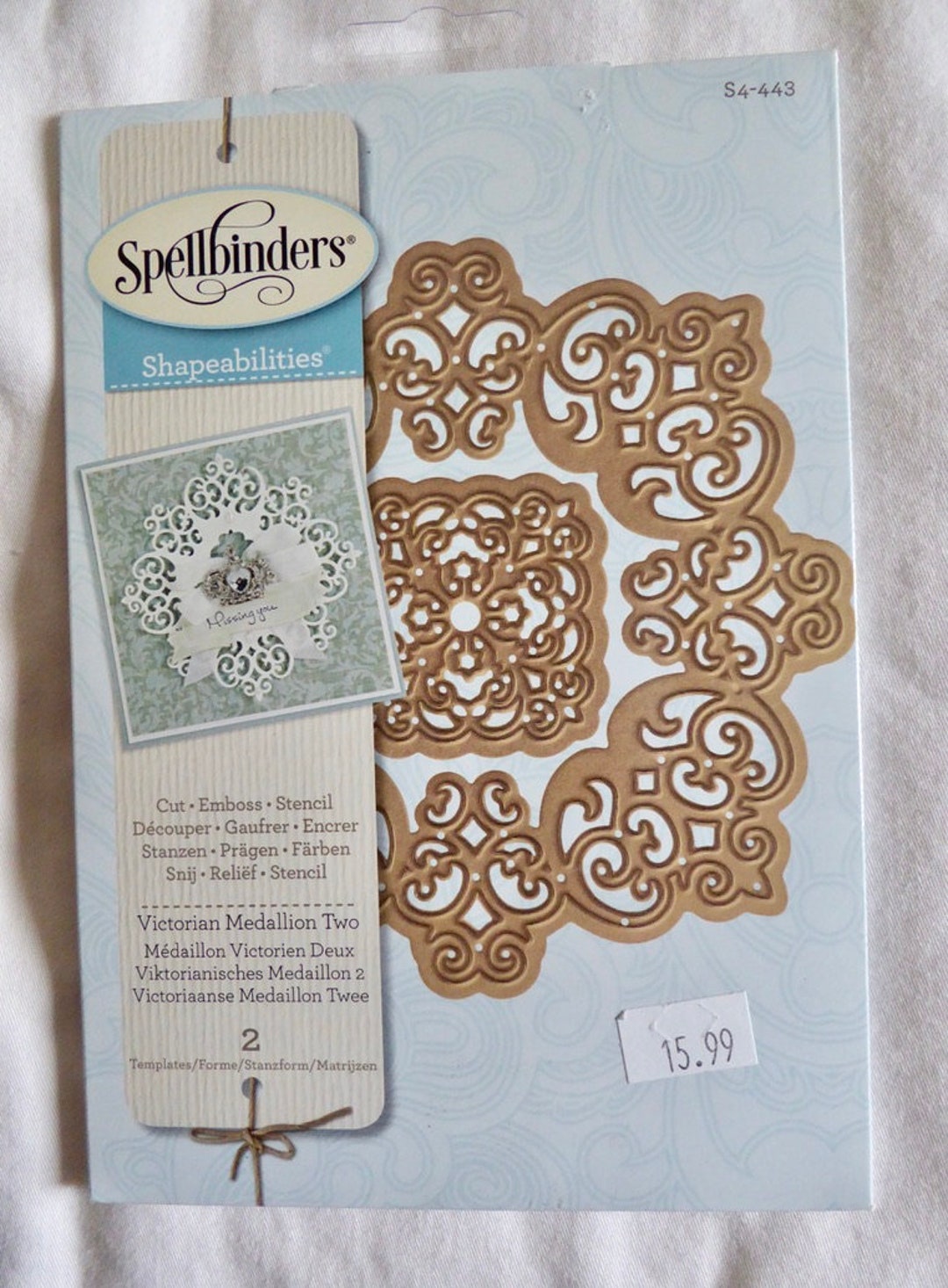 Spellbinders Shapeabilities Twisted Palm Sterben - Kreative Bastel-Stanzen