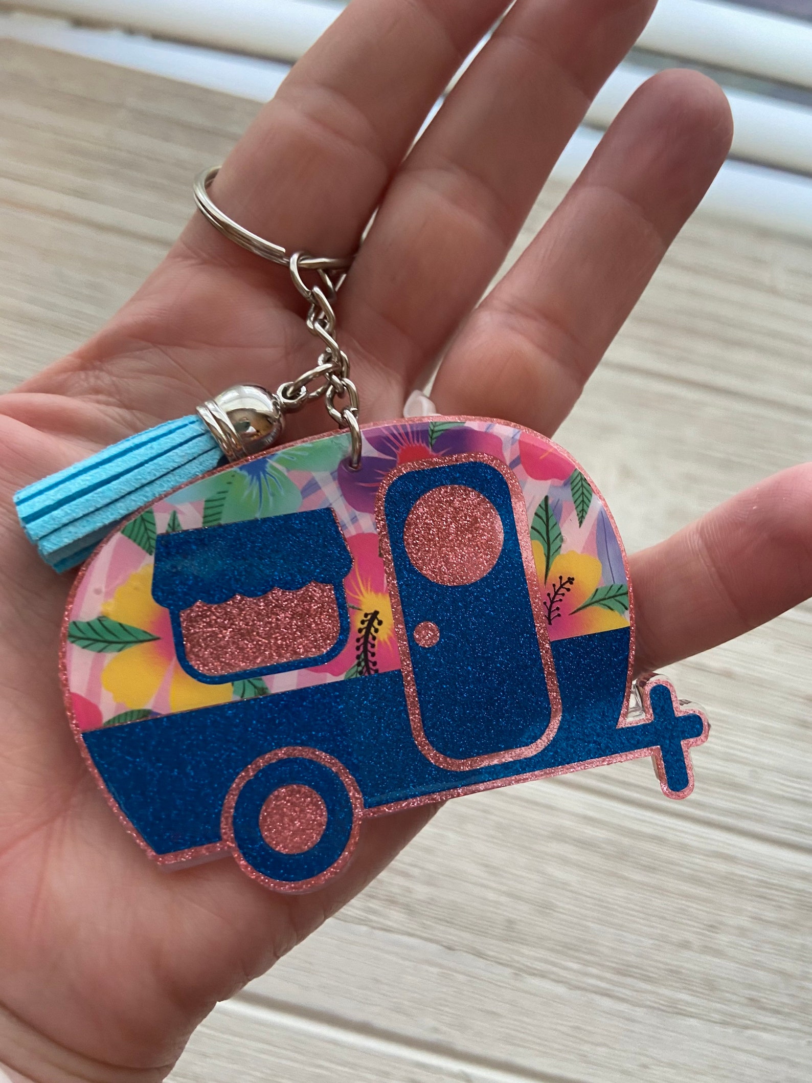 Camper Keychain Etsy