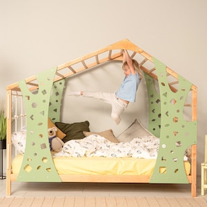 Montessori Bed, Toddler Gym, Montessori Climber, Indoor Play Gym,  Toddler Bed, Bed Frame, Playroom Decor, Kids Furniture, Baby Gift