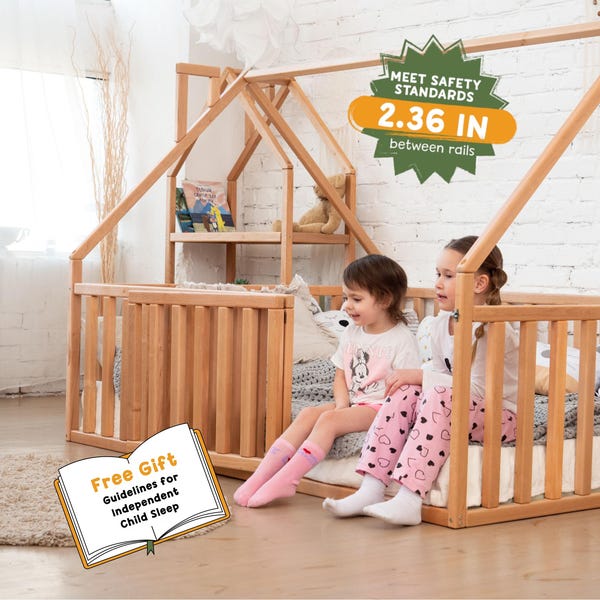 Kids bedroom Toddler House bed Children home Home & Living Kids room decor Play room Modern kids Montessori toddler