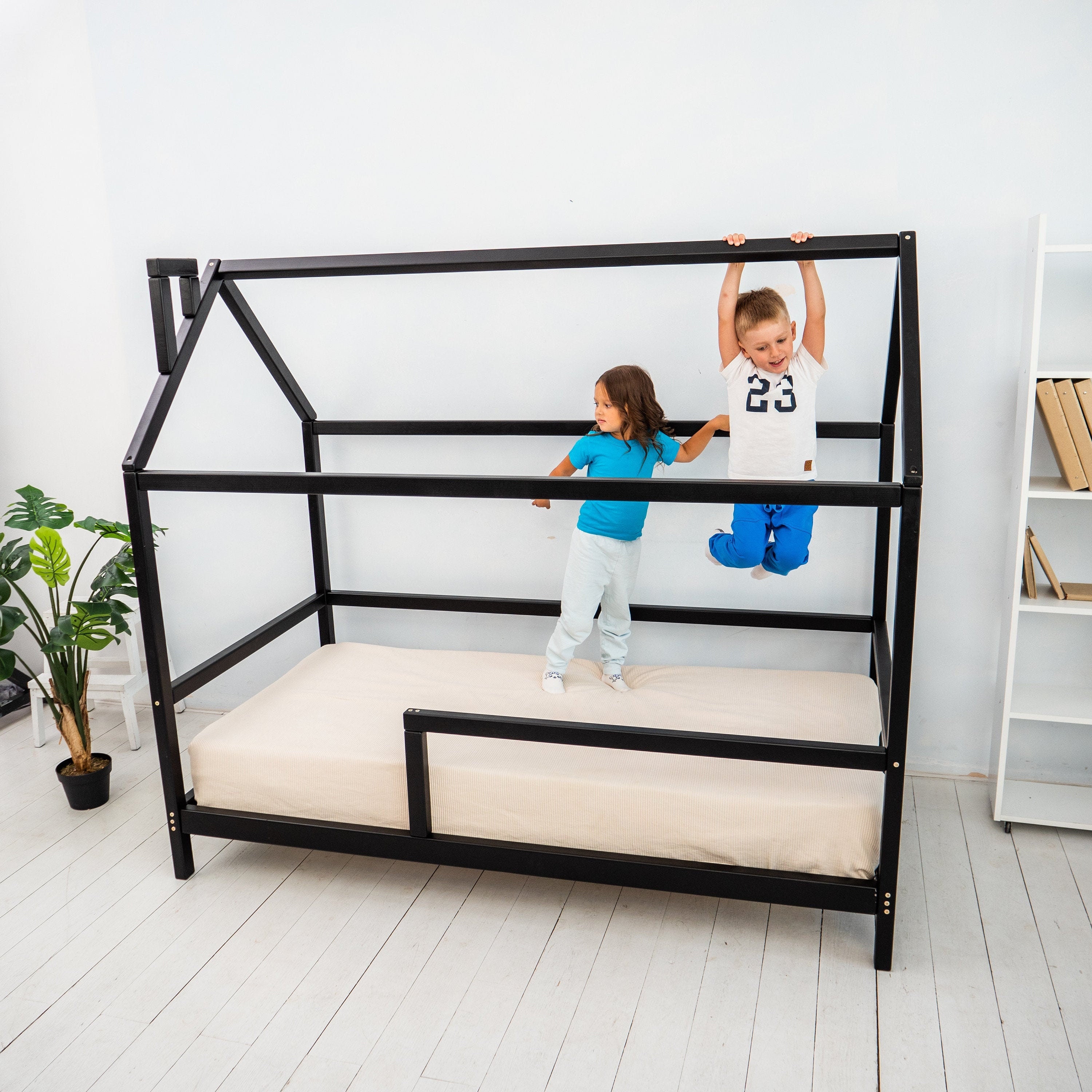 Montessori Toddler Modern Kids Bed Montessori Room Kids Room Etsy