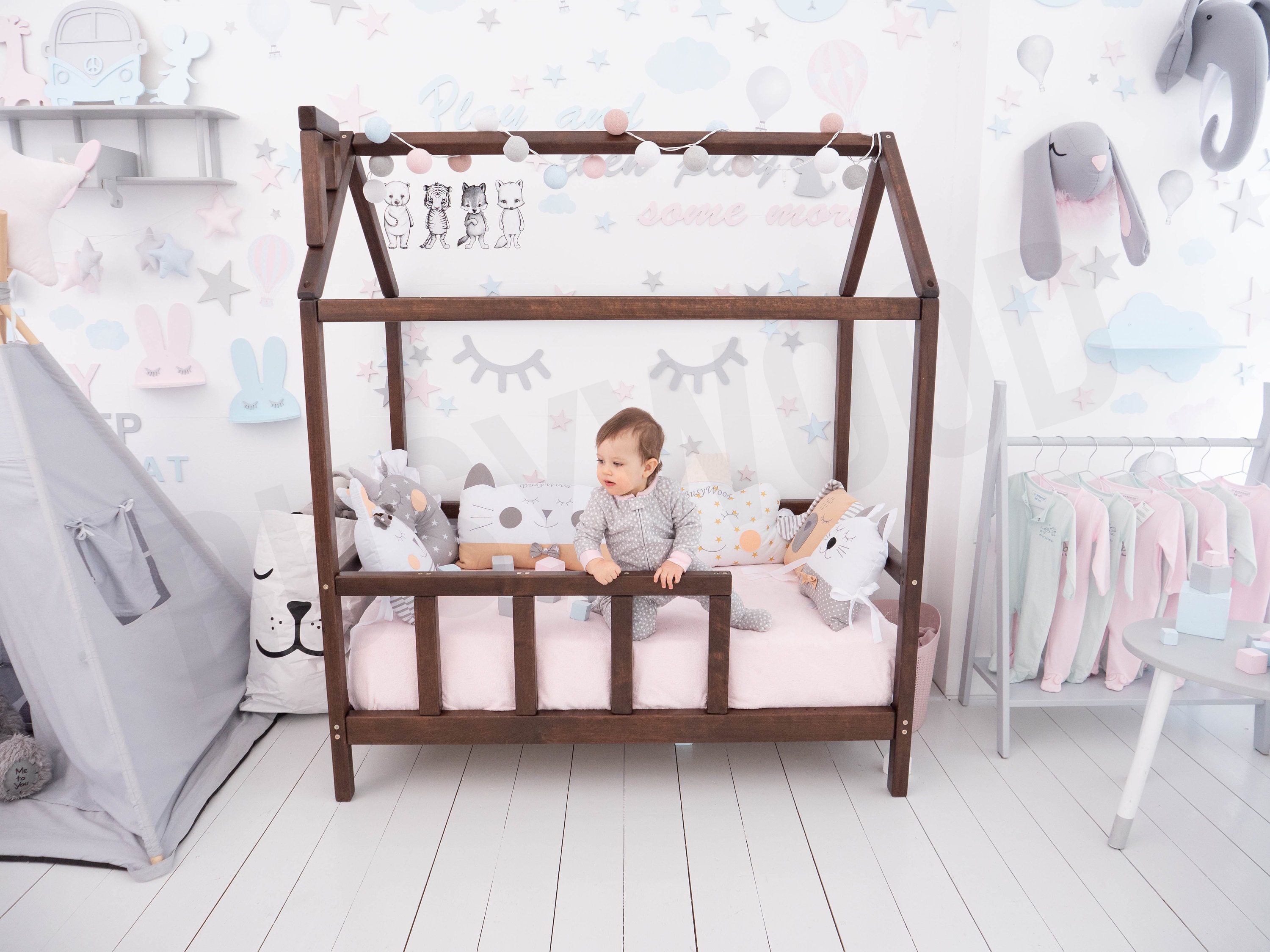 Montessori Bed Toddler Bed Kids Bed Education Furniture Etsy