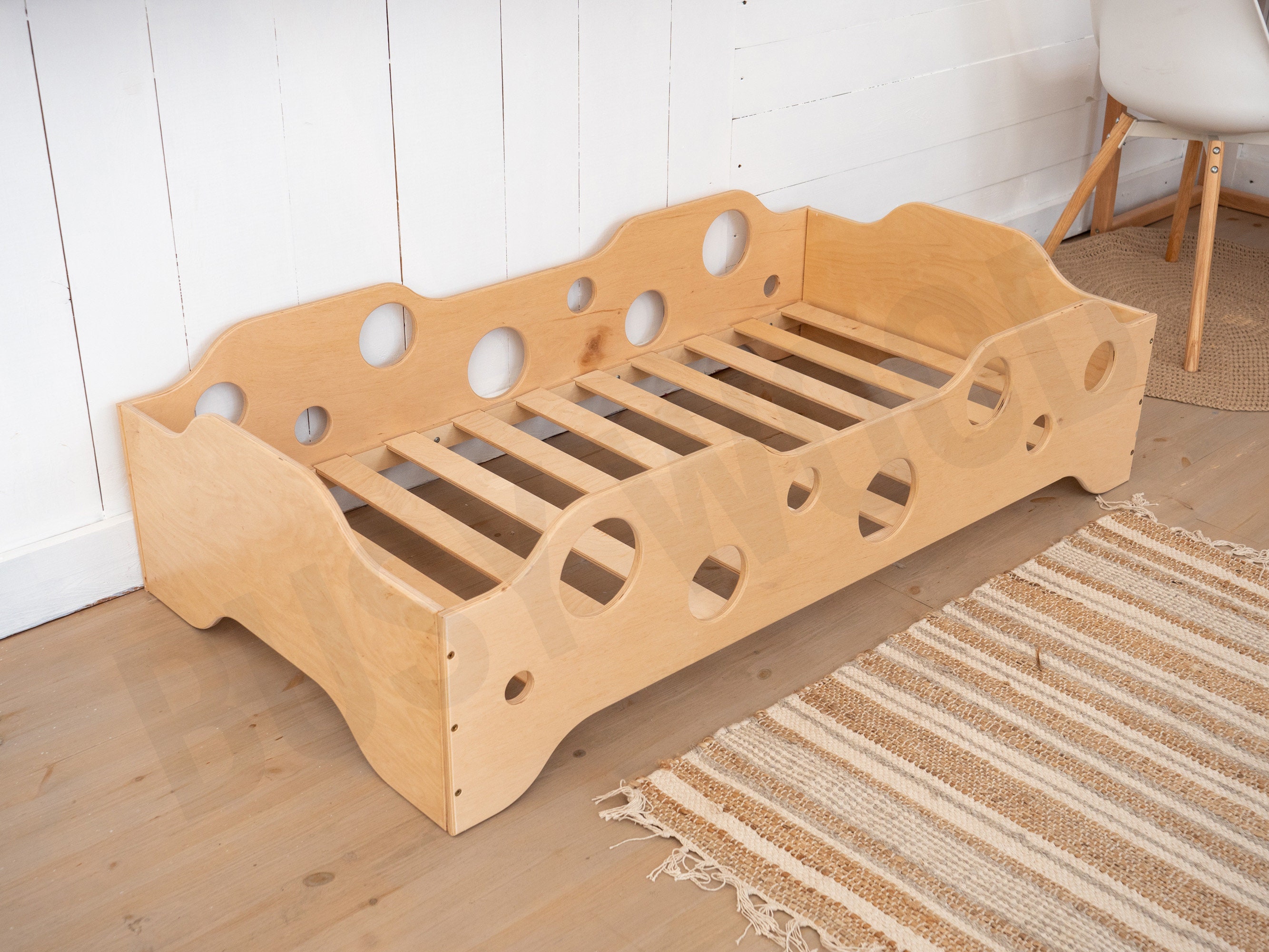 Nursery crib Kids bedroom Baby nest Bed frame Toddler bed Etsy