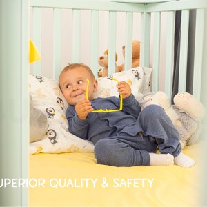 Peuterbed, montessori-vloerbed, houten platformbed, laag profiel bedframe, kinderbed, decoratie kinderkamer, kindermeubels afbeelding 8