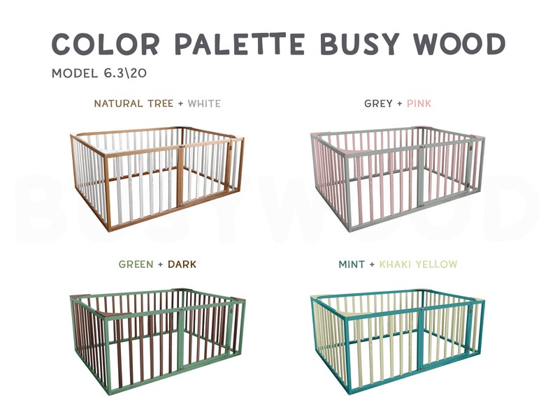 Peuterbed, montessori-vloerbed, houten platformbed, laag profiel bedframe, kinderbed, decoratie kinderkamer, kindermeubels afbeelding 14