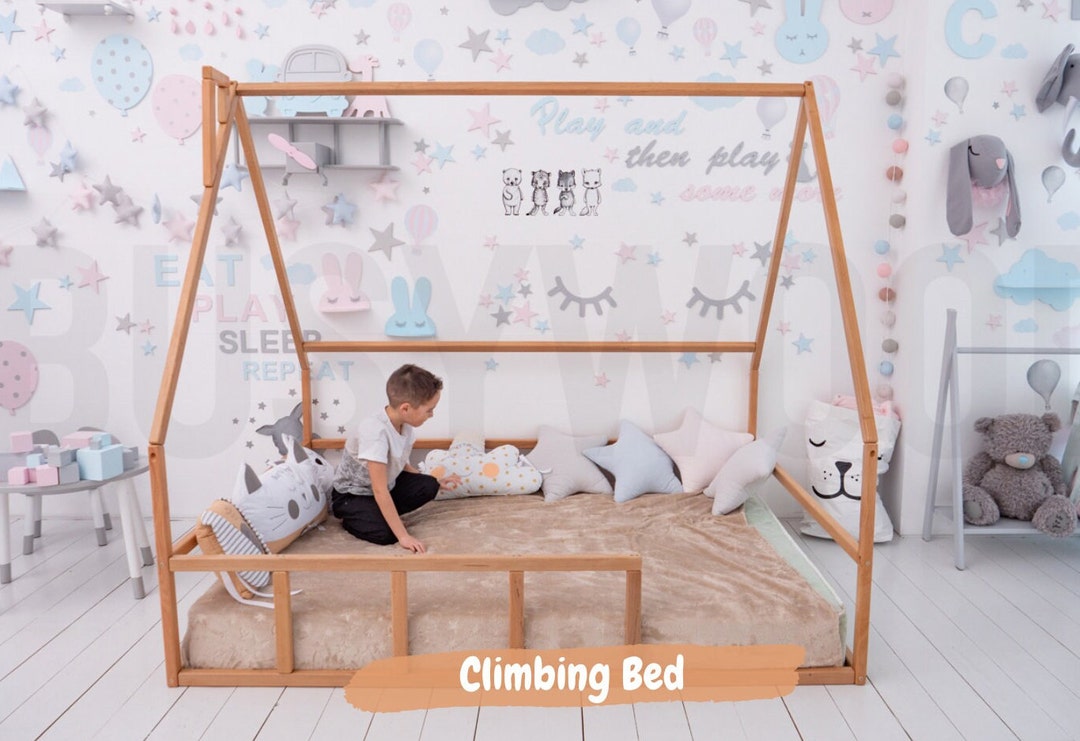 Montessori Bed Baby Play Gym Indoor Playground Toddler Climber