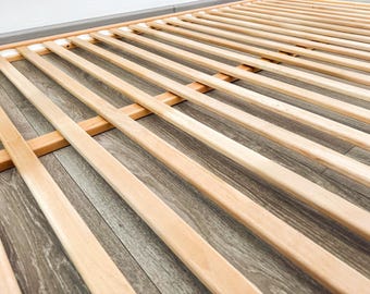 Set Di 8 Doghe In Legno Massello Per Letto CC KITS - 140 Cm, Supporto Per Materasso, Ideali Per Kit Conversione Culla - 2