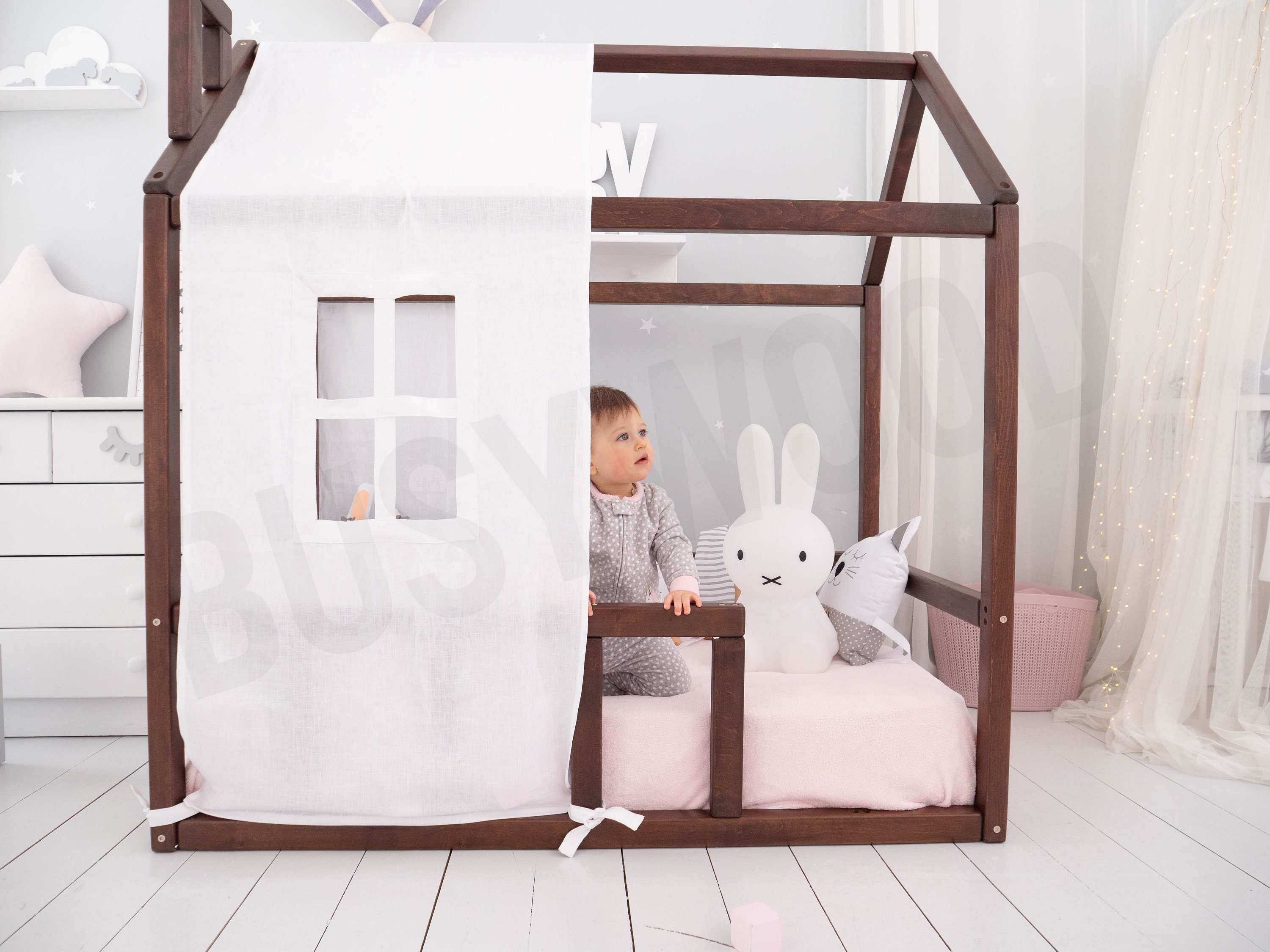 Kids Floor Bed Floor Crib Crib on Floor Full Floor Bed Etsy