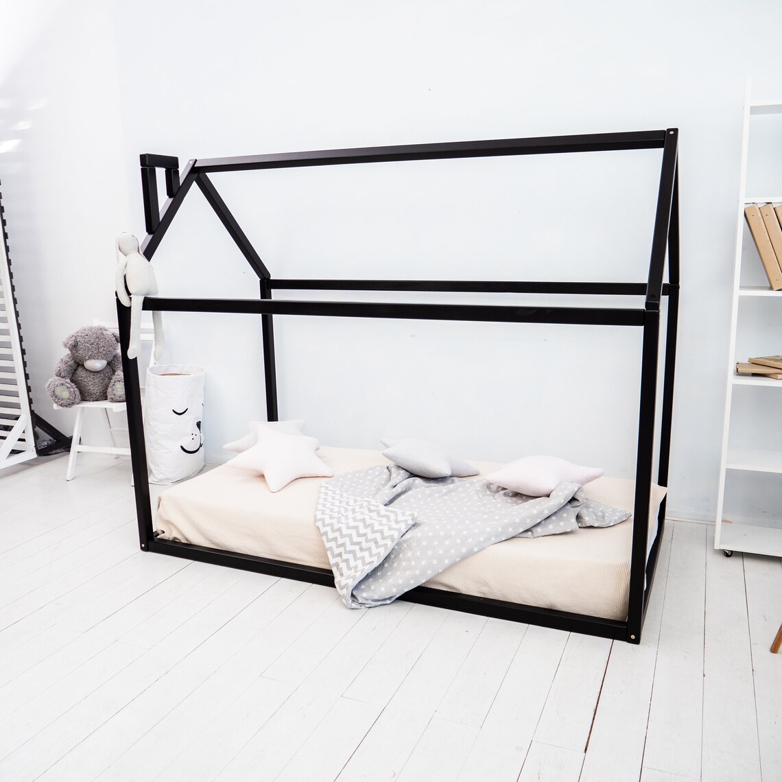 Toddler Bed Montessori Floor Bed Kids Modern Kids Home and Etsy