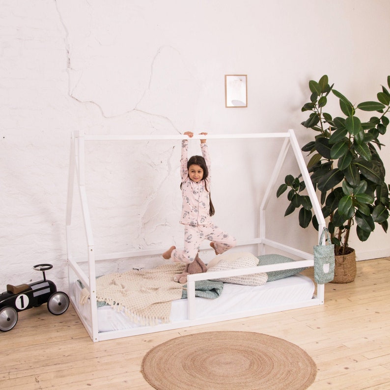 Canopy house bed Scandinavian bed Scandinavian design Etsy