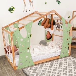 Montessori Gym Bed, Jungle Gym, Toddler Bed, Indoor Gym Bed, Indoor Playhouse, Platform Bed