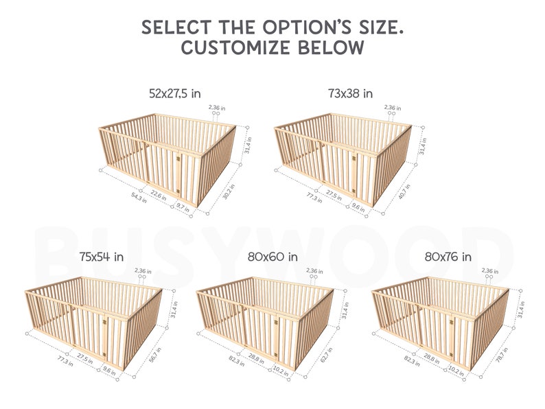 Peuterbed, montessori-vloerbed, houten platformbed, laag profiel bedframe, kinderbed, decoratie kinderkamer, kindermeubels afbeelding 12