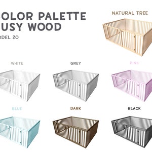 Peuterbed, montessori-vloerbed, houten platformbed, laag profiel bedframe, kinderbed, decoratie kinderkamer, kindermeubels afbeelding 13
