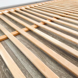 Set of Slats for Floor Bed, Bed Base, Mattress Support, Mattress Base for the BUSYWOOD Platform Bed