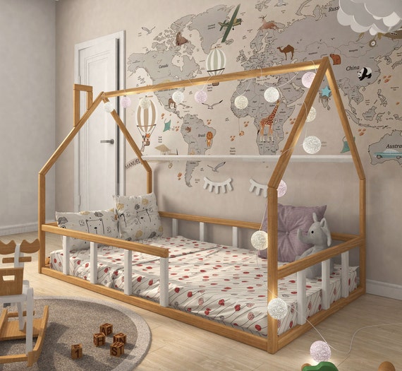 Cama Montessori, Cama Platform House de BusyWood, Estructura de