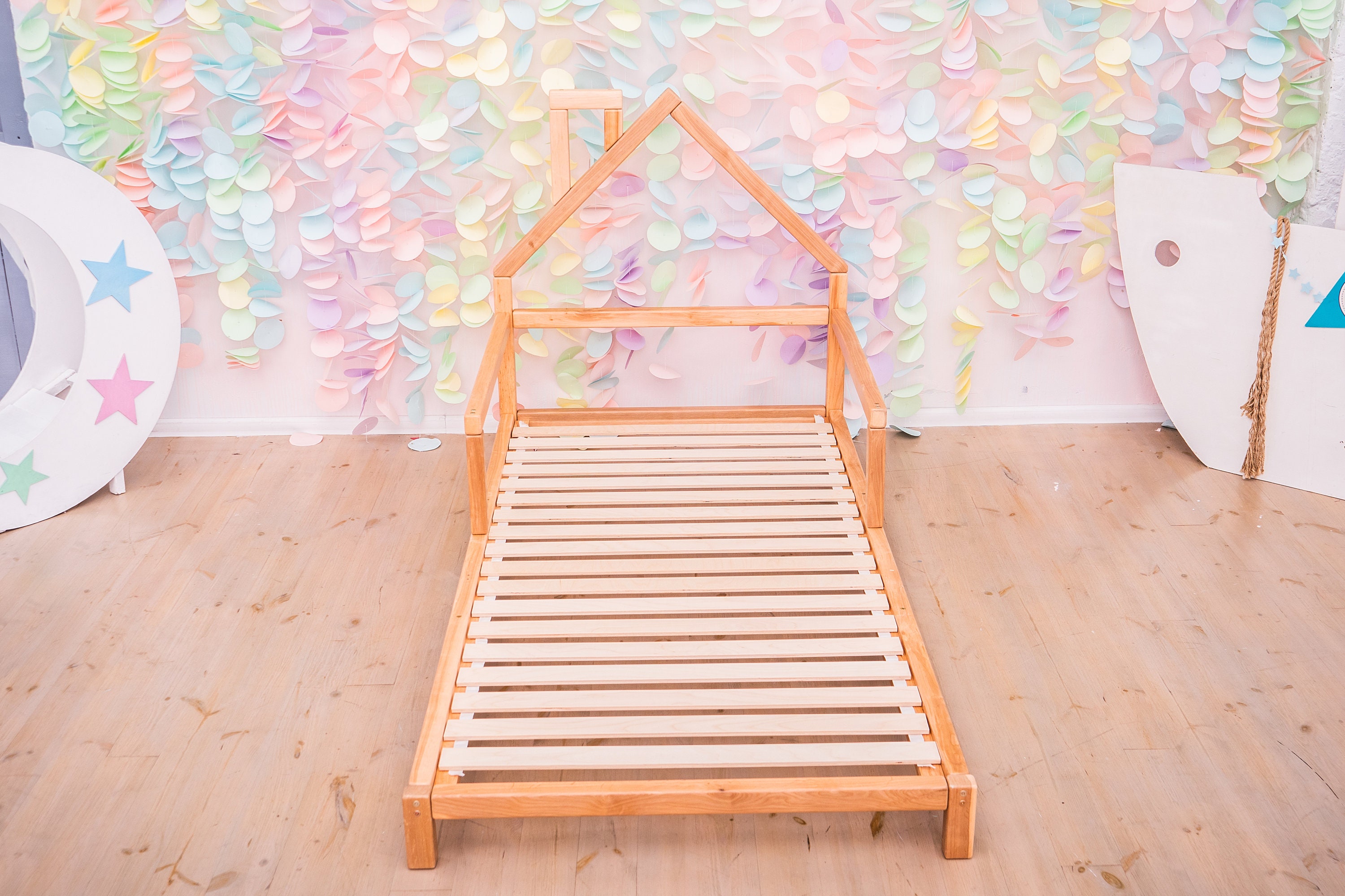 Montessori bed Crib on Floor Eco Friendly Furniture Montessori Etsy
