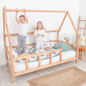 Toddler Montessori Kids Modern Kids Home and Living Furniture Beds & Headboards Toddler Bed Montessori image 5