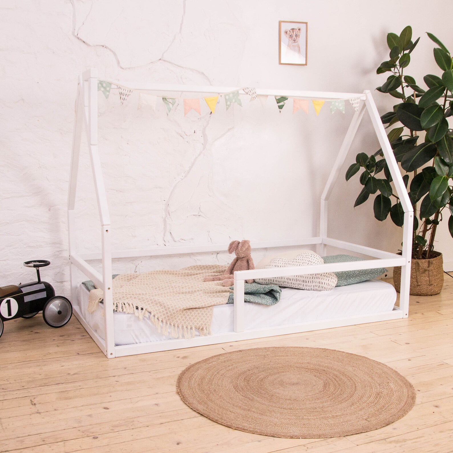 Canopy house bed Scandinavian bed Scandinavian design Etsy