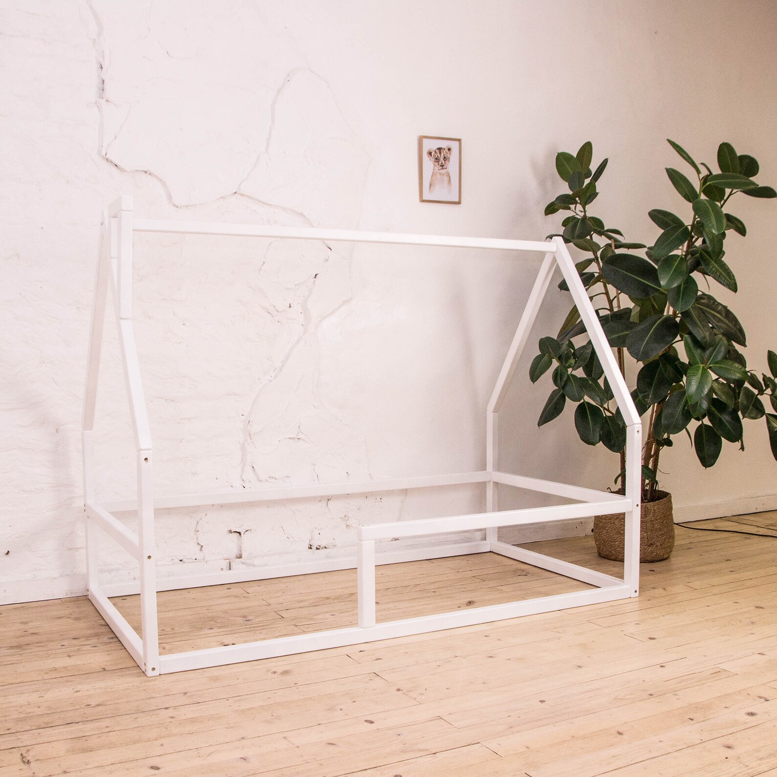 Canopy house bed Scandinavian bed Scandinavian design Etsy