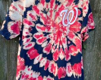 washington nationals tie dye shirt