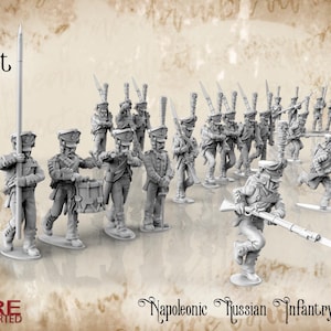 Napoleonic Russian Infantry grenadiers