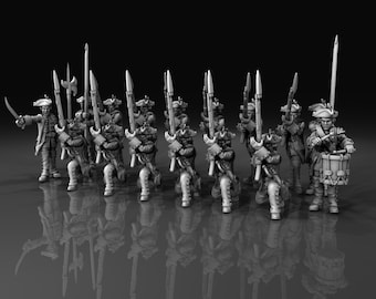 7 years war Austrian german infantry