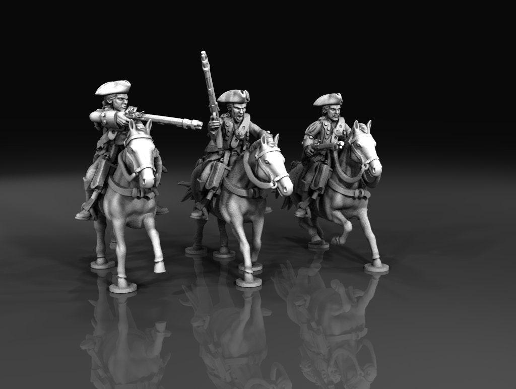 7 years war austrian dragoons