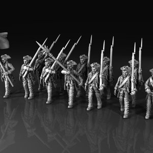 7 years war prussian infantry