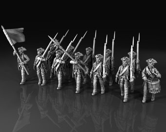 7 years war prussian infantry
