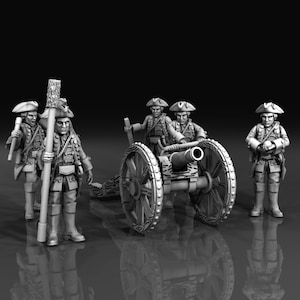 7 years war Austrian artillery
