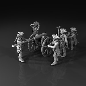 7 years war Prussian Artillery
