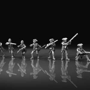 7 years war Prussian light troops