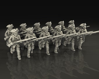 7 years war french infantry
