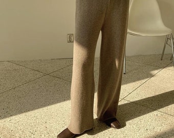 Women's wool knit pants Clearance