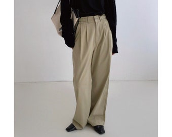 Pants for women / Cotton pants for women / Wide pants / High waisted pants / Loose high waist pants / Palazzo pants / Wide leg pants
