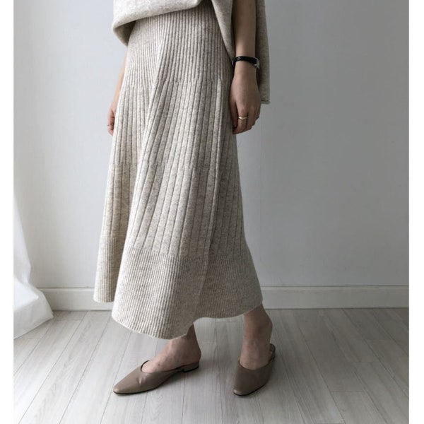 Wool Maxi Skirt - Etsy