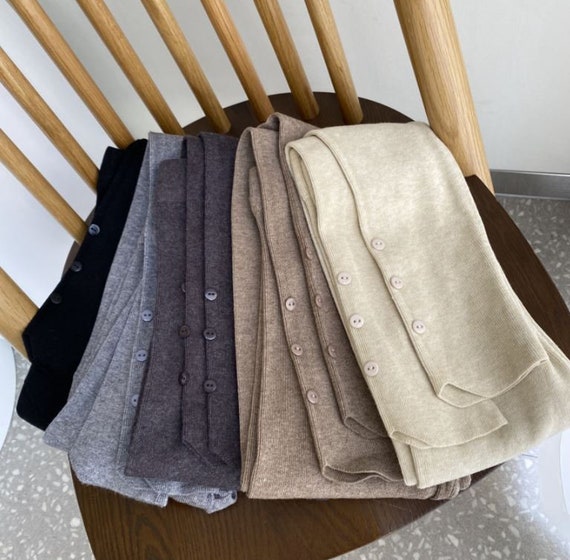 Cashmere Blended Wool Leggings 