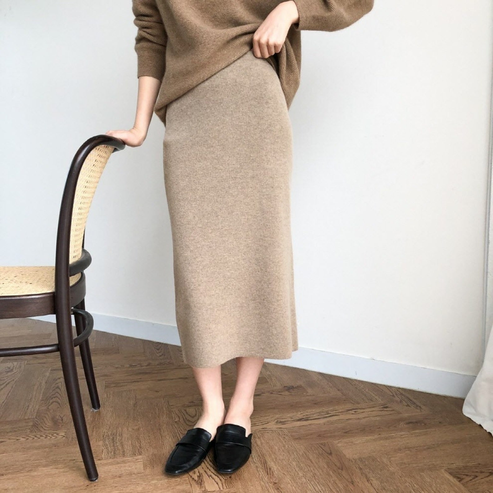Cashmere Skirt / Wool Sweater Skirt / Wool Skirt / Cozy Wool - Etsy
