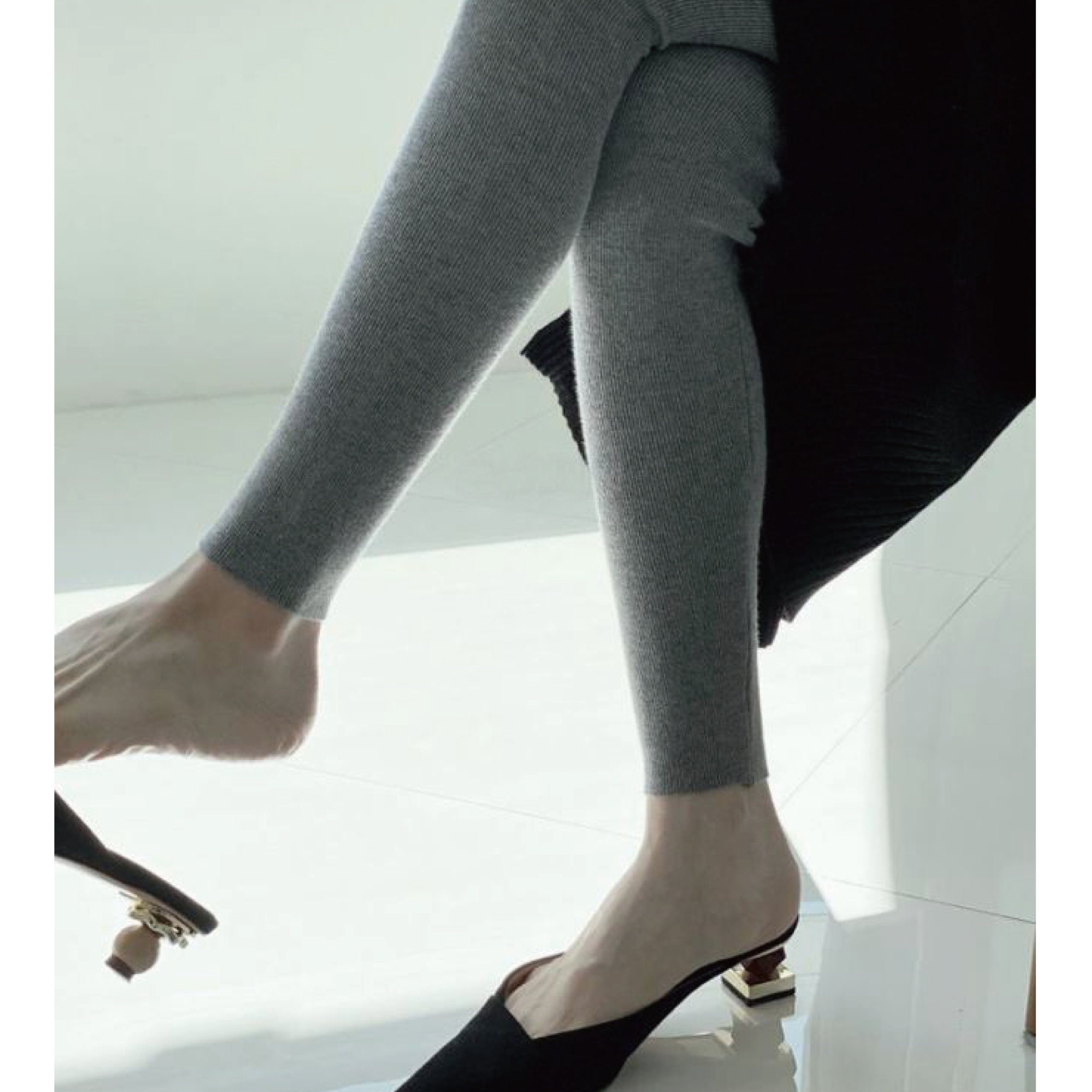 Buy Cashmere Blended Wool Leggings / Leggings for Women / Extra Soft  Stretchable Leggings / Cashmere Knit Tights / Sweater Knit Leggings Online  in India 