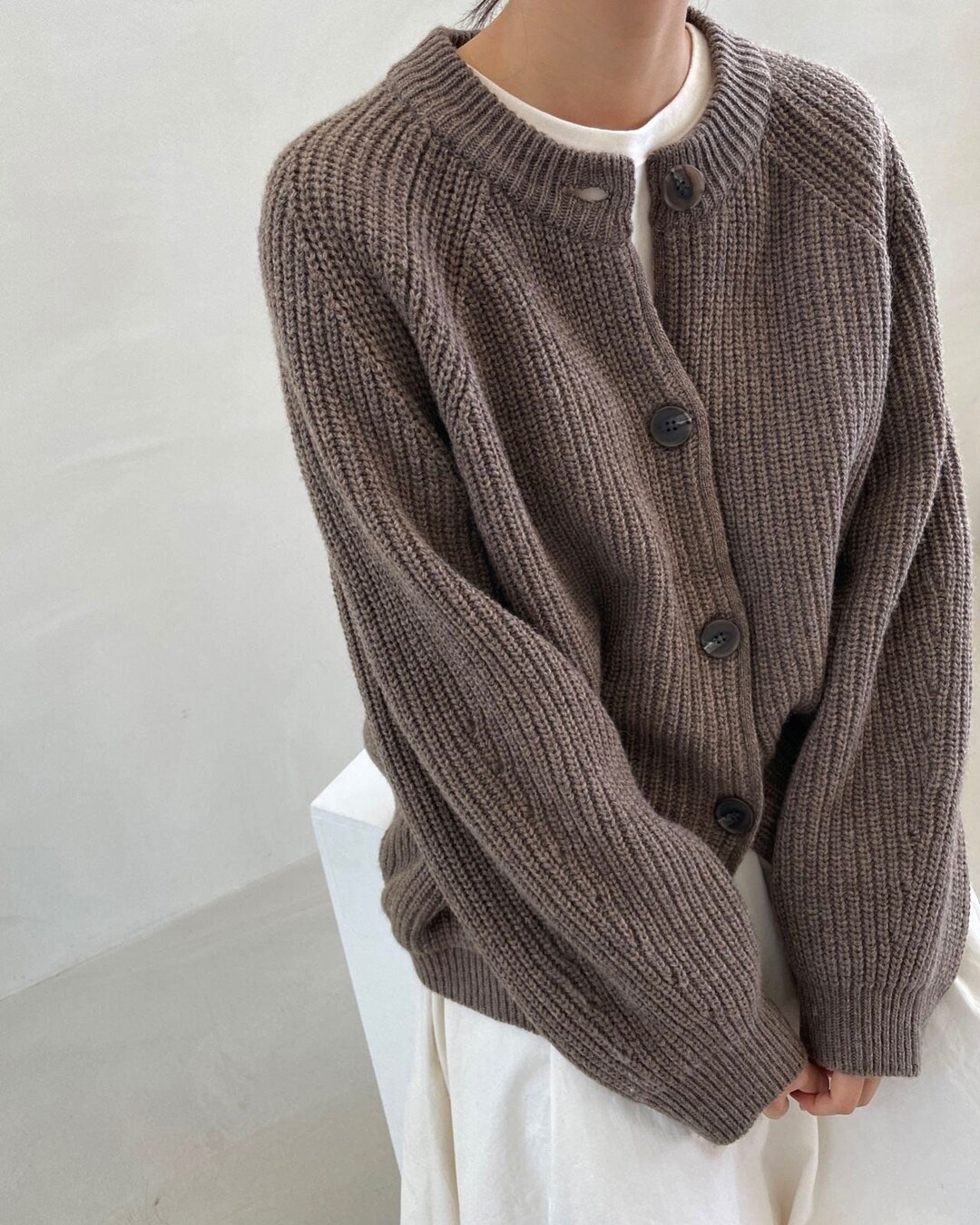Cardigan for Women / Sweater for Women / Wool Knit Cardigan / - Etsy