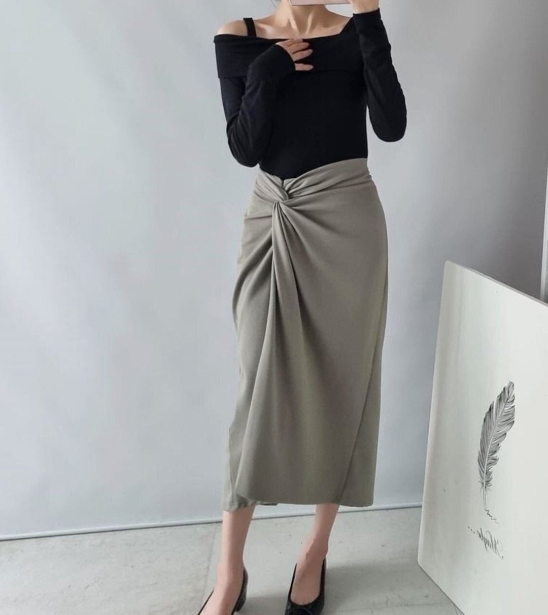 ENFOLD エンフォルド PENCIL WRAP-SKIRT 38 ENFOLD PENCIL WRAP-SKIRT 38