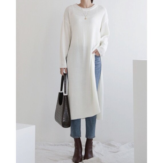 Sweater Dress / Tunic Long Dress 