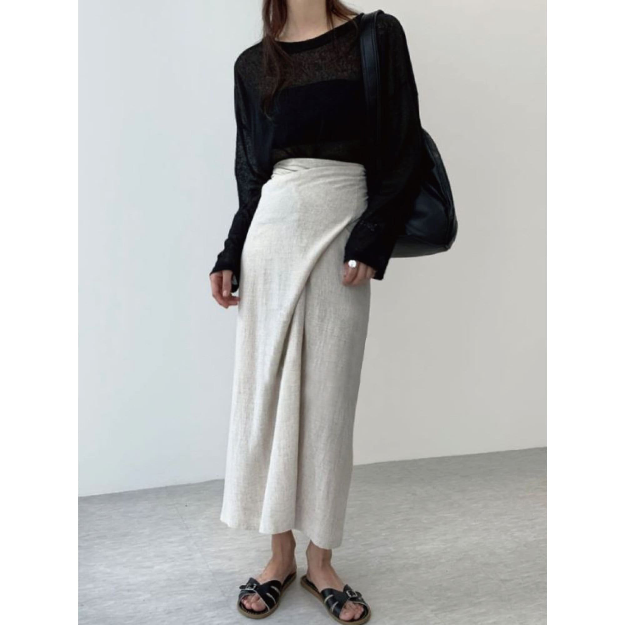 Linen Skirt / Linen Wrap Skirt / Wrap Skirt / Wrap Mood Skirt - Etsy