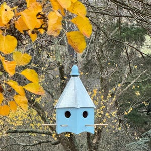 Birdhouse, Dovecote, Handmade, Unique, lamps, lighting, birdhouses, bespoke, made to order,