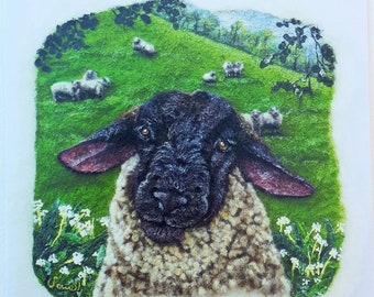 Wool Ram Greetings Card